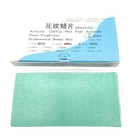 China Dental Green Casting Wax Base Plate Stippled Pattern Wax Fine Coarse Auxiliary Wax Dental Lab Material on sale