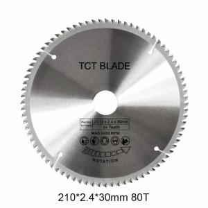 China 6600RPM	TCT Circular Saw Blade 80T , Multi Functions Rotation Cutting Tools supplier