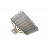 Anodized 6 pcs Copper Pipe Extrusion Heat Sink For Home Appliances