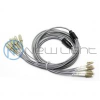 China Grey LSZH Out Jacket Multimode 6C LC Optical Fiber Patch Cord on sale
