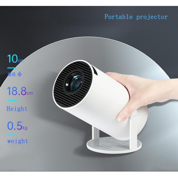 IP5X クアッドコア ポータブル ミニピコプロジェクター 再充電可能 LEDレーザー DLP 4K