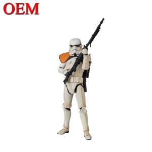 China Customized White Clone Soldier Joint Movable Ornament Action Figure For Kids supplier