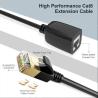 China Cat8 SFTP Ethernet Extension Patch Cable Double Shielded 40Gbps 2000MHz wholesale