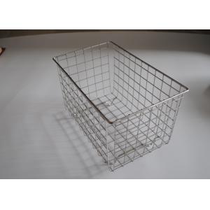 304 Stainless Steel Metal Storage Basket For Medical Sterilization