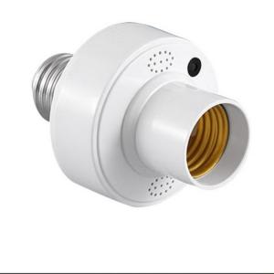China Voice Control E27 Led Light Bulb Holder Screw Universal Switch Control Bulb Base supplier