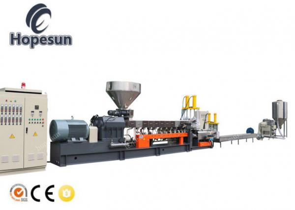 Dual Screw Plastic Extrusion Line Stable Running Higher Output Simple Operation