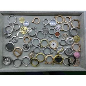 China Popular 316L Stainless Steel No Glass Magnetic Floating Lockets Coin Lockets Collection,OEM Welcomed! supplier