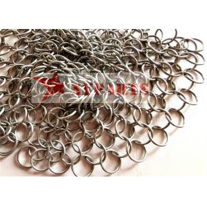 China Weld Type Stainless Steel Metal Ring Mesh For Decorativing Building Facades supplier