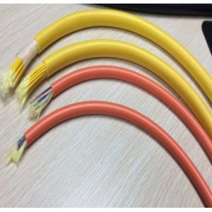 China OEM Custom 6 Core Fiber Optic Cable , Breakout Fiber Optic Cable High Durability