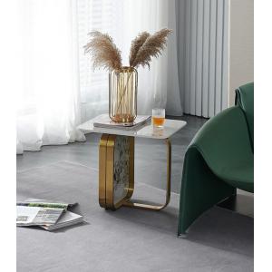 Stainless Steel Marble Coffee End Table Occasional Tables Combination