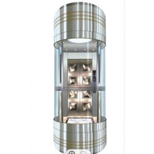 10 Persons Panoramic Elevator 800KG Round Glass Elevator Residential