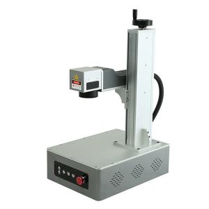 3D Mini Portable Fiber Laser Marking Machine For Metal