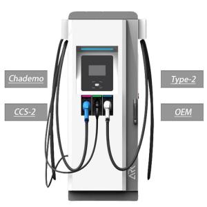 China Ccs Chademo Electric Car Dc Charger 3gun IP54 60kw 120kw 150kw With Ce supplier