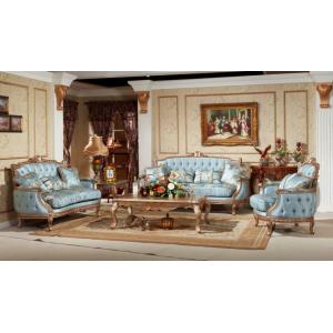 Hand carved royal furniture wooden frame 6 seater sofa set designs in antique finished