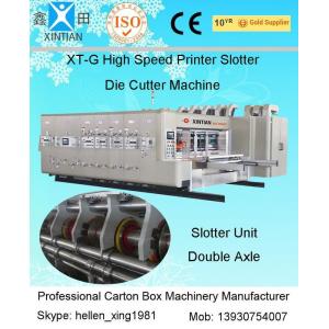 China Energy-Saving Steel Carton Making Machine With Ceramic Anilox Roller , 2200mm Width supplier