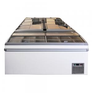 China Sliding Lids 1050 Liters Combination Island Open Top Display Chest Freezer supplier