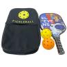 China Paleta de raqueta de carbono de fibra de nido de abeja de polímero de raqueta de Pickleball azul wholesale