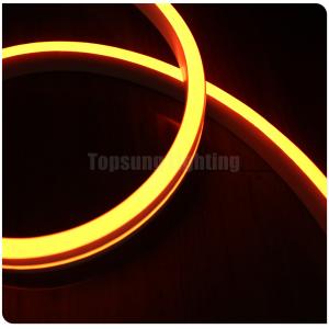 China 24V yellow color smd2835 flex led neon rope strip neon-flex lightings flat 11x19mm slim size supplier
