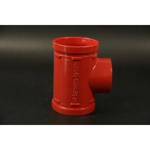 China Ductile Iron Thread Tee Fittings 450-12 High Pressure Resistance supplier