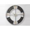 China 3D Circular Metal Wall Art Clock wholesale