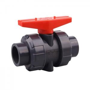 China 50mm Plastic Pvc Ball Valve With Epdm Rubber supplier