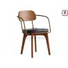 China Rubber Wood Wood Restaurant Chairs No Folded With / Without Metal Armrest Armour wholesale