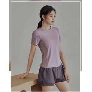 Richee Womens Athletic T Shirts Flatlock Stitcing Ladies Fitness T Shirts