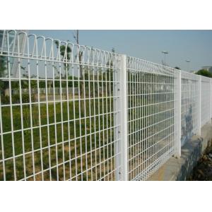 Green Pvc Coated Double Loop Roll Top Fencing Modern