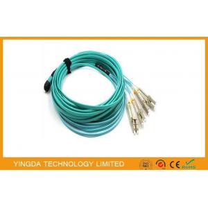 China MPO- 8 LC 3 MTP MPO Cable Patch Cord With QSFP +  SR4 Optical Transceivers supplier