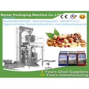 Automatic coffee peanut bean granule salt sugar packing machine production line Bestar packaging