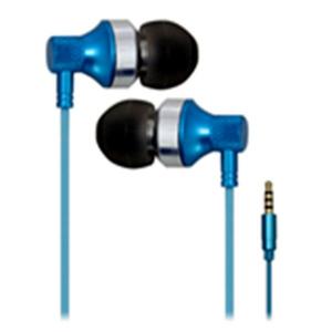 Blue metal high quanlity stereo earphone