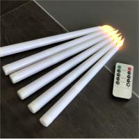 China Wholesale remote control electric long LED taper candle for candle holder decoration weddings on sale