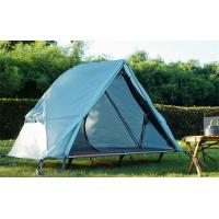 China Blue 210D Polyester Oxford Outdoor Camping Tents Cot Folding Camp Bed 200X120X95CM on sale