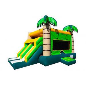 China Jungle Green Tree Inflatable Obstacle Course 4Mx 6M X 4M 3 Years Warrenty supplier