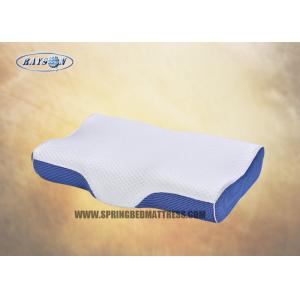 China Professional Woven King Size Memory Foam Neck Pillow 50*30*10/7cm supplier