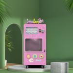 Touch Advertising Automatic Candy Floss Machine 25 Languages With 4 Sugar Boxes