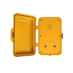 IP67 Outdoor Emergency Industrial VoIP Phone SIP Intercom Simple Installation For Tunnel