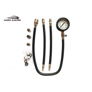 China 0-300PSI Cylinder Compression Tester Kit Tool Black SG-2206 With Long Reach Hoses supplier