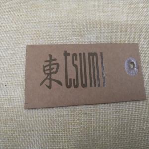 China OEM Eco Friendly Hang Tags For Jeans Pantone Printing supplier