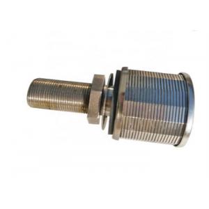 SUS 316L Water Filter Nozzle High Opening Rate With NPT Threaded Ends