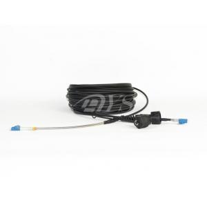 Professional DYS / OEM LC Armored Fiber Optic Cable Assemblies