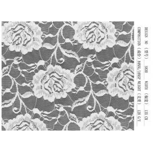 Shiny Dress Lingerie Lace Fabric Polyester Washable Breathability