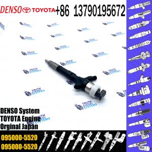 High Quality diesel fuel injector 095000-5520 For TOYOTA HILUX 2KD-FTV 23670-0L010