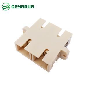China Welded Flange SC Fiber Optic Adapter Duplex Active Device Termination supplier