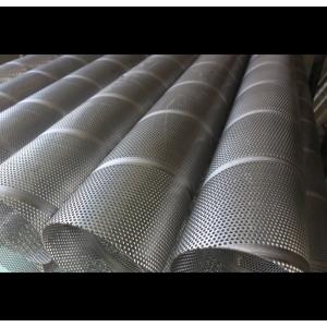 304L 316 Grades Perforated Muffler Tubing Powder Coating For Air Conditioner