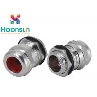 China EX1 - 6 Electrical Brass Cable Gland , Waterproof IP68 Grade Armored Cable Gland on sale