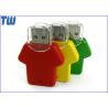 China Plastic T-shirt 4GB Pen Drive Stick Customized Full Color printing wholesale