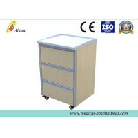 China White Blue ABS Hospital Bedside Cabinet Hospital Bedside Locker With Drawer ( ALS - CB101) on sale