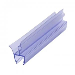 PVC Waterproof Sealing Strip for Plastic Bathroom Shower Hotel Tempered Door Fitting