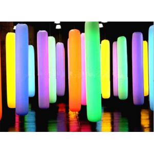 China Sex Tube 8 Led Lighing Inflatable Column Changing Color For Diaplay supplier